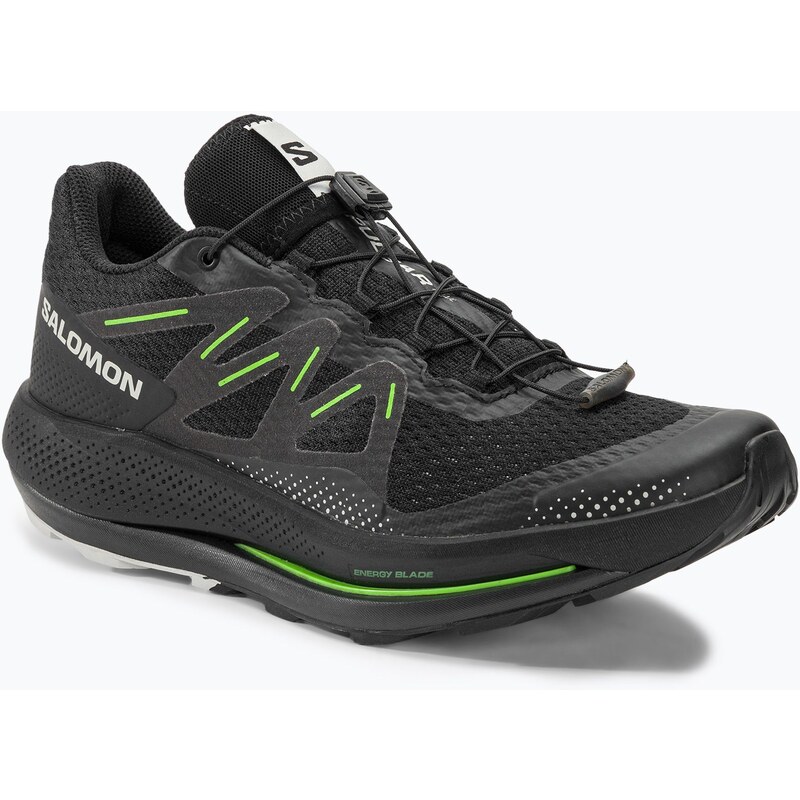 Pánské běžecké boty Salomon Pulsar Trail black/black/gecko green