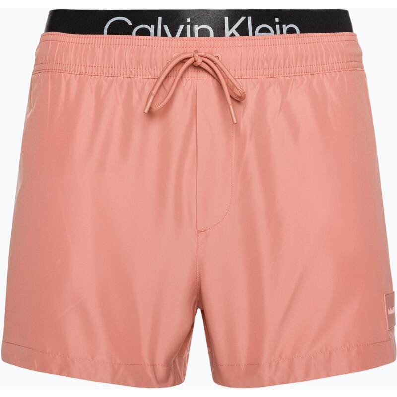 Pánské plavecké šortky Calvin Klein Short Double Wb pink