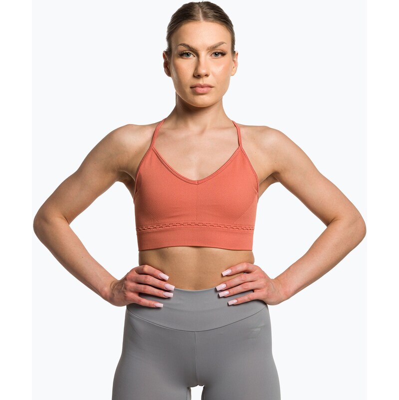 Gymshark Studio Sports earth oranžová fitness podprsenka