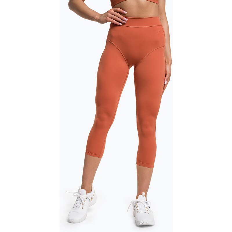 Dámské tréninkové legíny Gymshark KK Twins earth orange