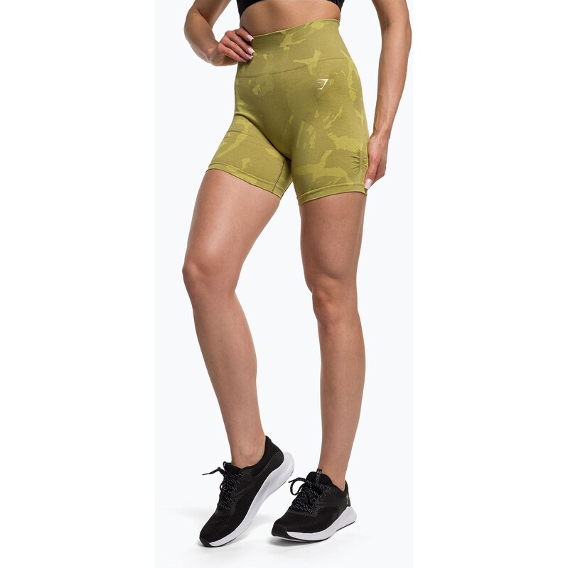 Dámské tréninkové šortky Gymshark Adapt Camo Savanna Seamless