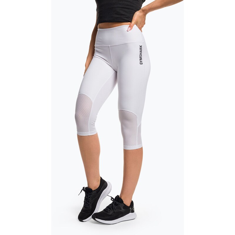 Dámské tréninkové legíny Gymshark Pulse Cropped white