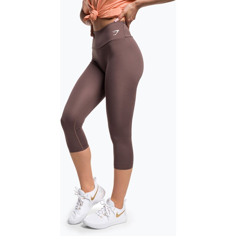 Dámské legíny Gymshark Training 7/8 penny brown