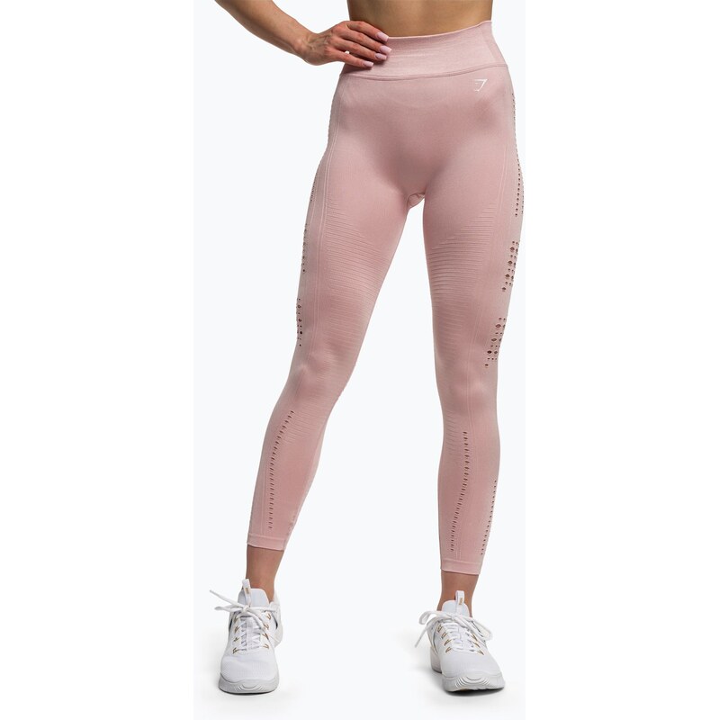 Dámské tréninkové legíny Gymshark Flawless Shine Seamless růžová