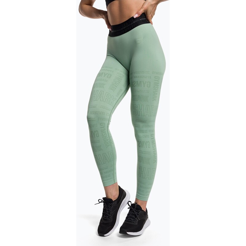 Dámské tréninkové legíny Gymshark Vision green/black