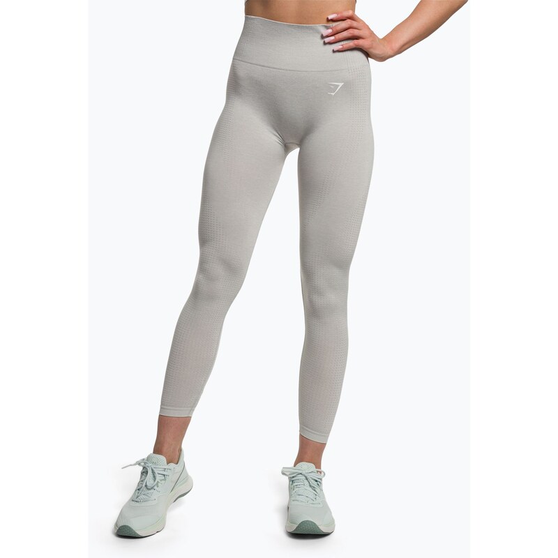 Dámské tréninkové legíny Gymshark Vital Seamless light grey marl