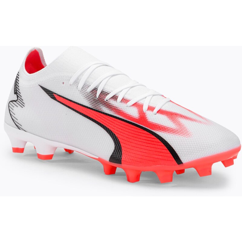 PUMA Ultra Match FG/AG pánské kopačky puma white/puma black/fire