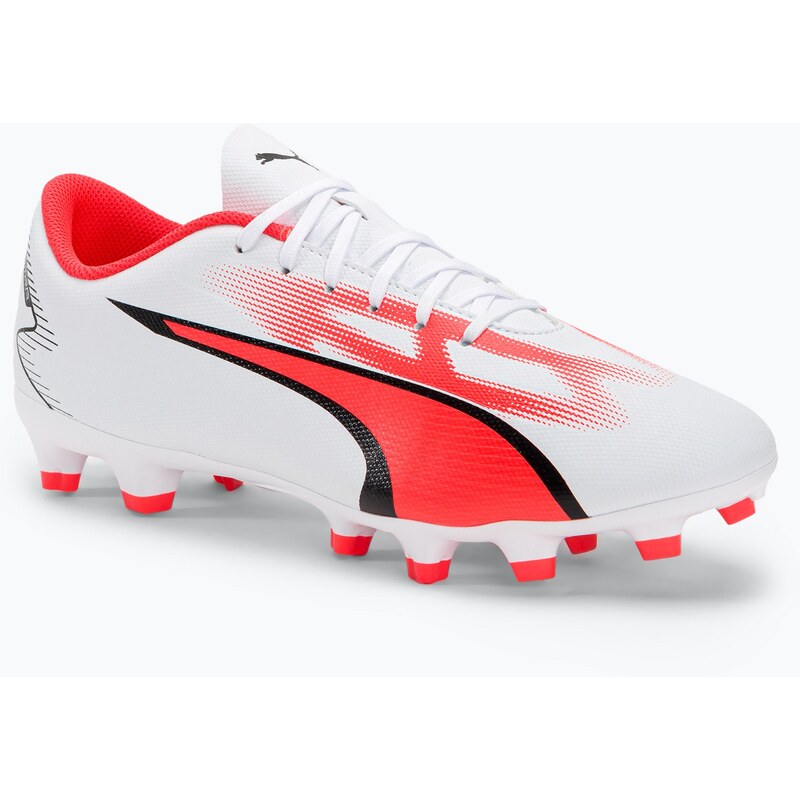 Pánské kopačky PUMA Ultra Play FG/AG puma white/puma black/fire