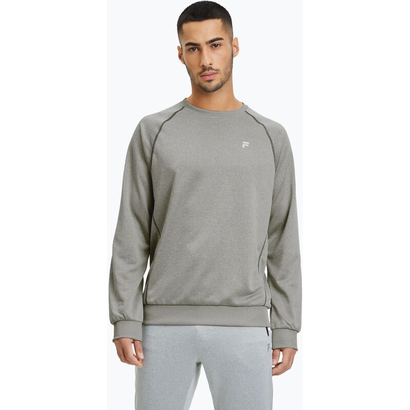 Pánská mikina FILA Landin Raglan Crew Sweatshirt light grey
