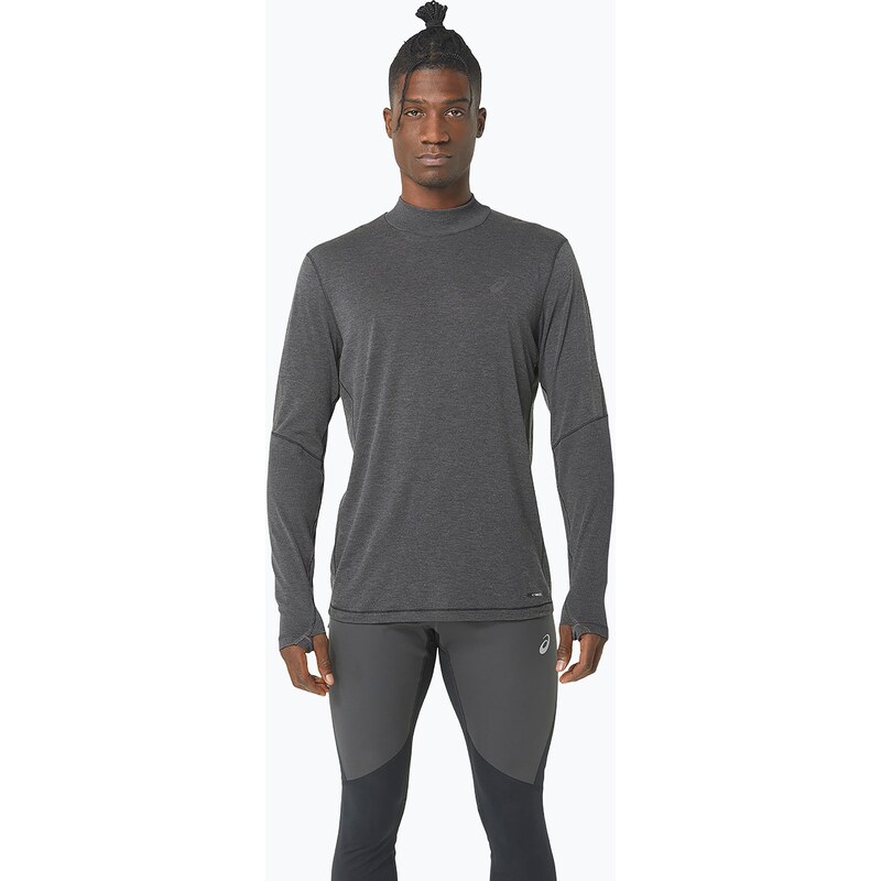Pánské běžecké tričko ASICS Metarun Mock Neck performance black