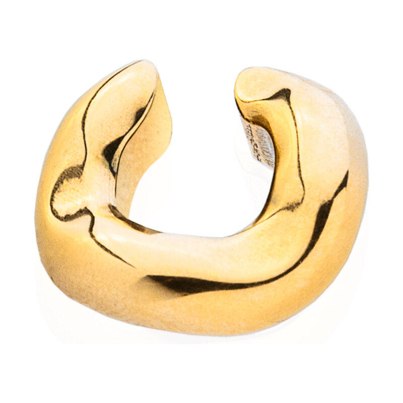 franco bene Nepravidelná ear cuff náušnice - pozlacená | 311