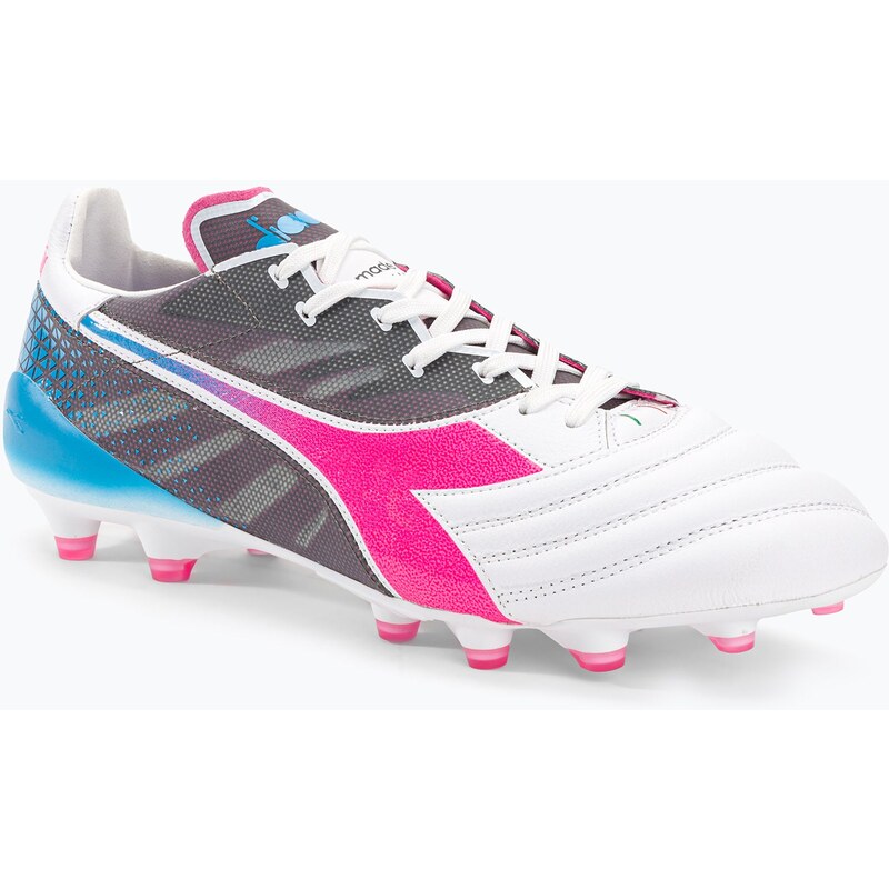 Pánské kopačky Diadora Brasil Elite Veloce GR ITA LPX white/pink