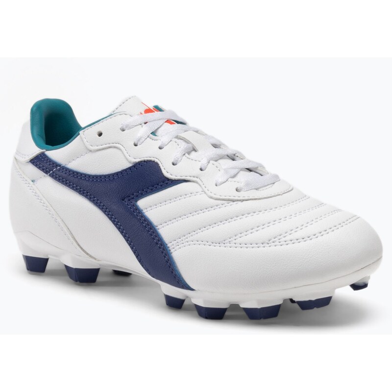 Dětské kopačky Diadora Brasil 2 R LPU JR white/navy