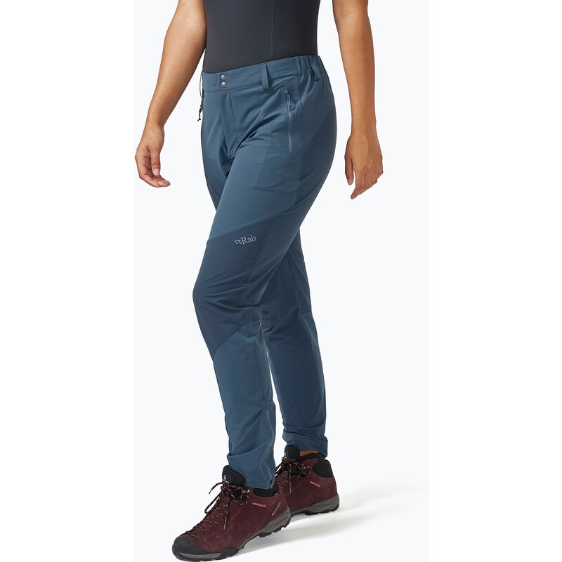 Dámské softshellové kalhoty Rab Torque Mountain orion blue/blue