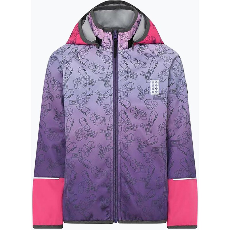 Dětská softshellová bunda LEGO Lwstorm 204 lilac rose