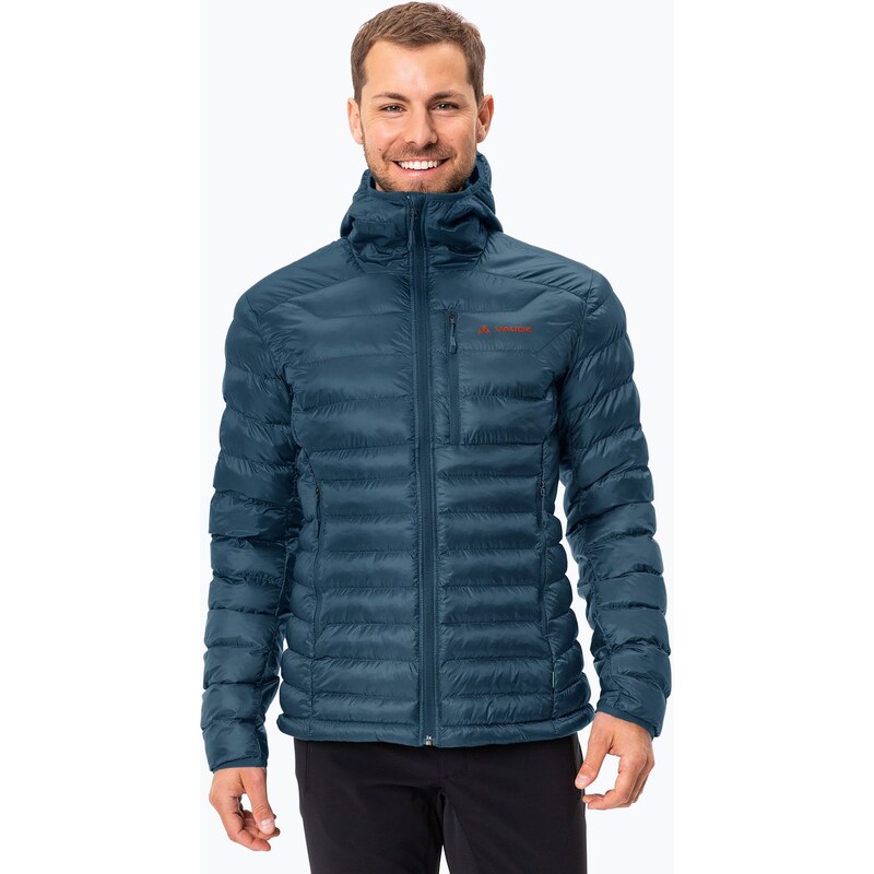 Pánská péřová bunda VAUDE Batura Hooded Insulation baltic sea