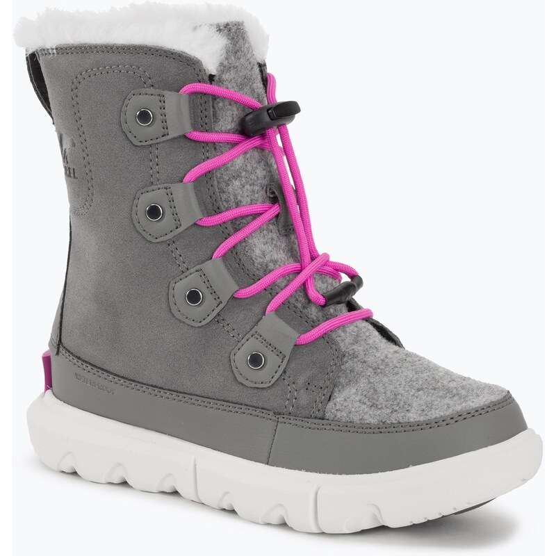 Juniorské sněhule Sorel Sorel Explorer Lace quarry/bright
