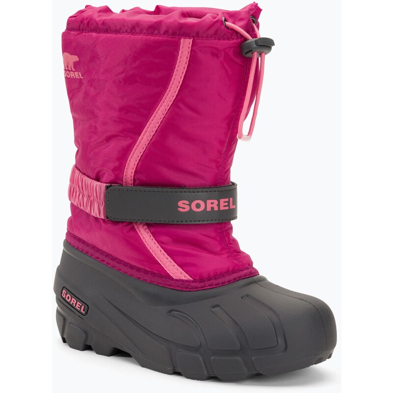 Juniorské sněhule Sorel Flurry Dtv deep blush/tropic pink
