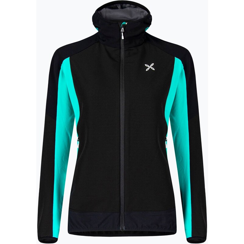 Dámská větrovka Montura Premium Wind Hoody nero/care blue