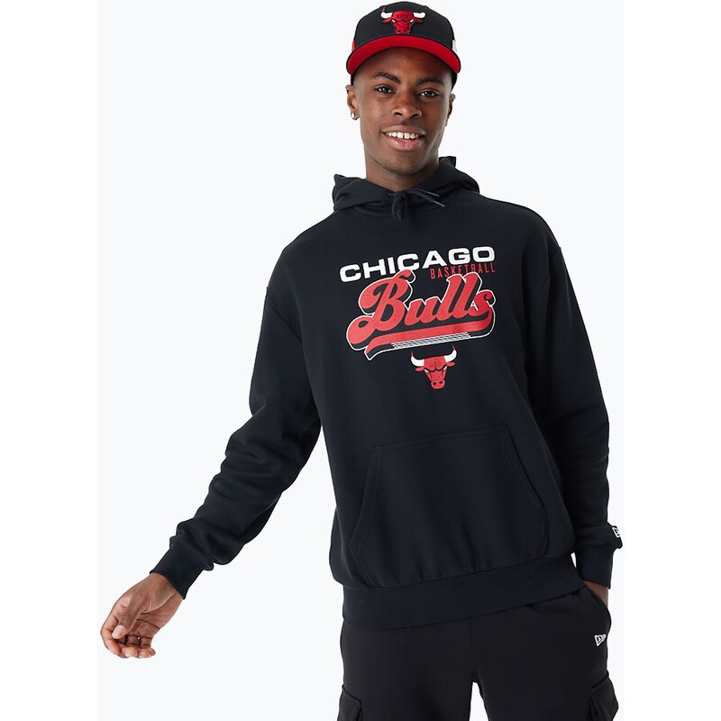 Pánská mikina New Era NBA Graphic OS Hoody Chicago Bulls black