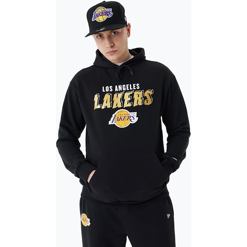 Pánská mikina New Era Team Script OS Hoody Los Angeles Lakers