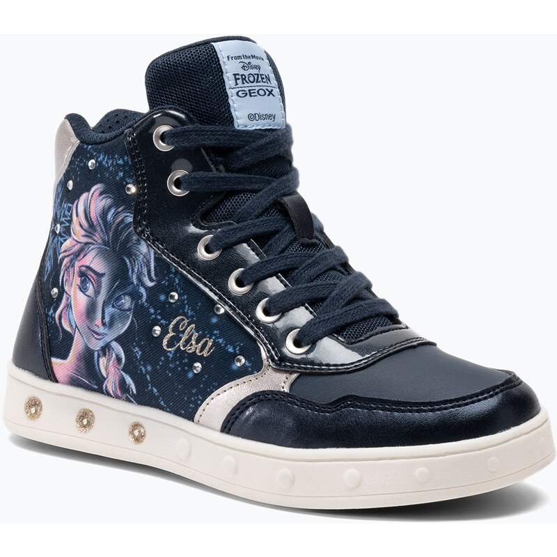 Juniorské boty Geox Skylin dark navy/platinum