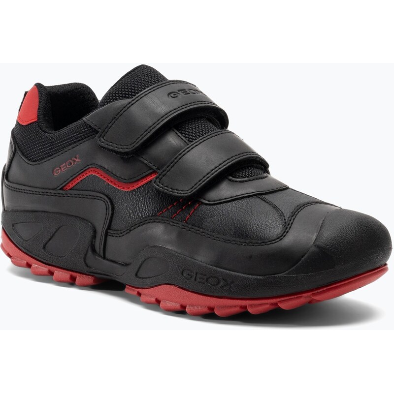Juniorské boty Geox New Savage black/red