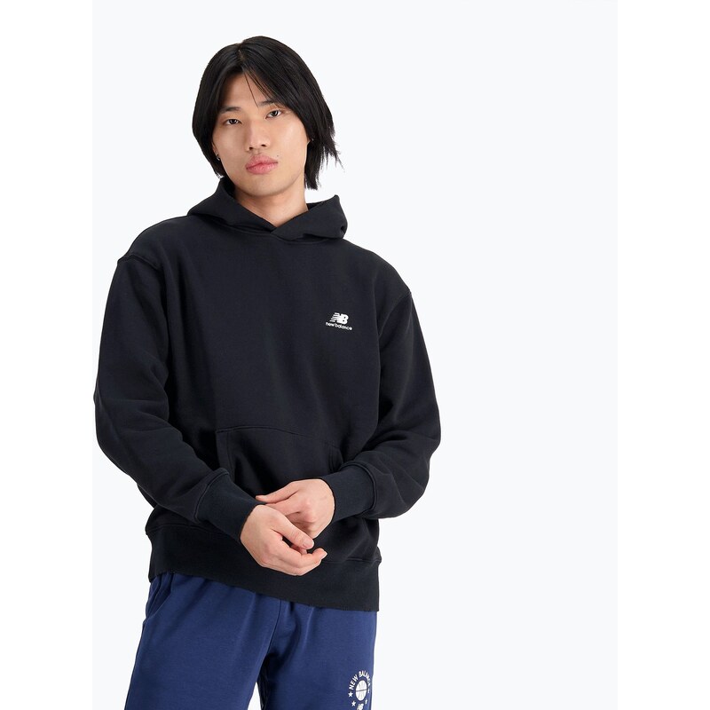 Pánská mikina New Balance Hoops Fleece Hoodie black