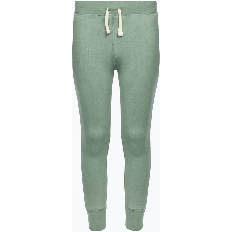 Dětské kalhoty GAP V-Frch Fleece Heritage Logo Jogger sage