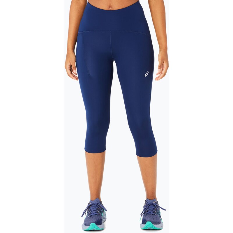 Dámské běžecké legíny ASICS High Waist Capri blue expanse