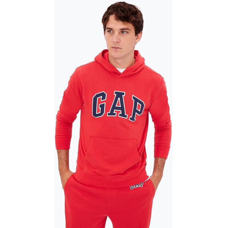 Pánská mikina GAP XLS FT Arch PO HD modern red