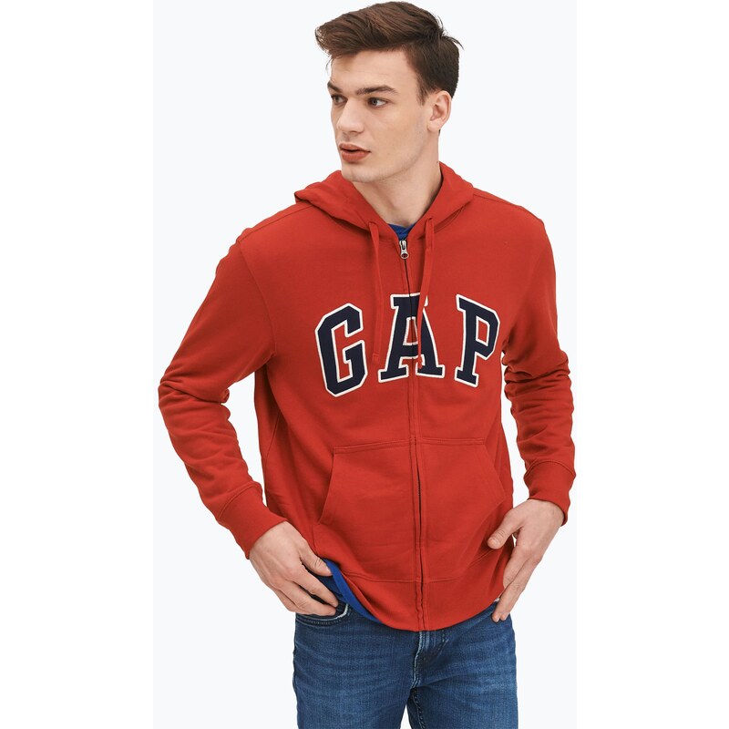 Pánská mikina GAP XLS FT Arch FZ HD lasalle red