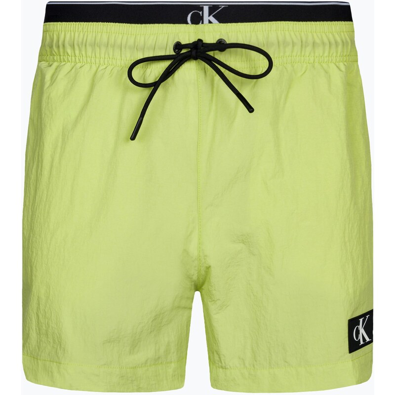 Pánské plavecké šortky Calvin Klein Medium Double WB sharp green