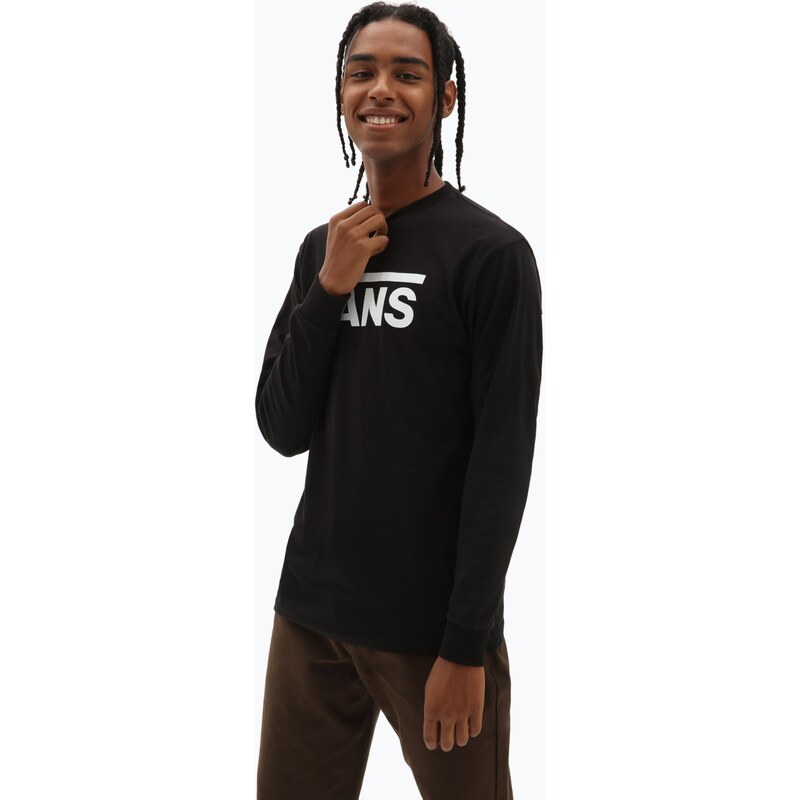 Pánské tričko longsleeve Vans Mn Vans Classic black/white