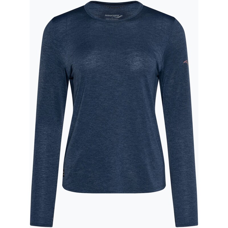 Pánské běžecké tričko Longsleeve Saucony Stop tričko watch navy