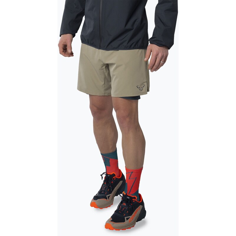 Pánské běžecké šortky DYNAFIT Alpine Pro 2/1 rock khaki