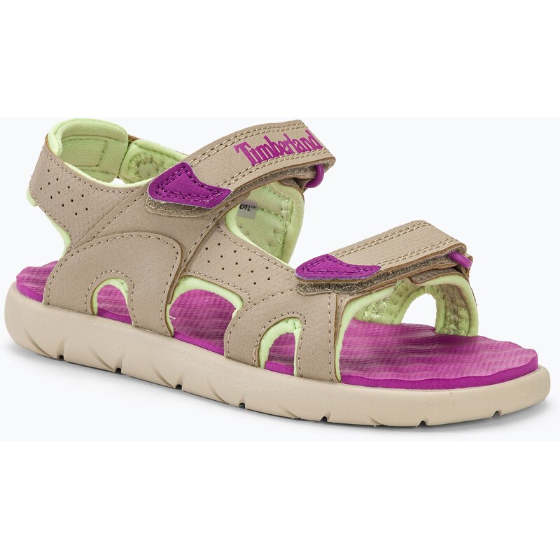 Juniorské sandály Timberland Perkins Row 2 Strap pure cashmere
