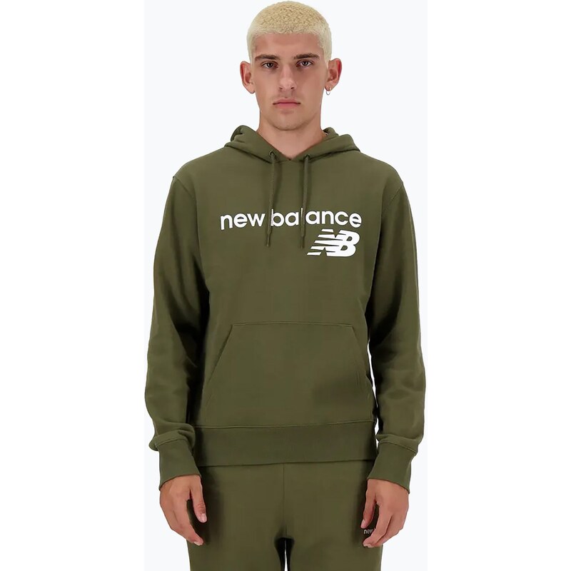 Pánská mikina New Balance Core Fleece Hoodie dark moss