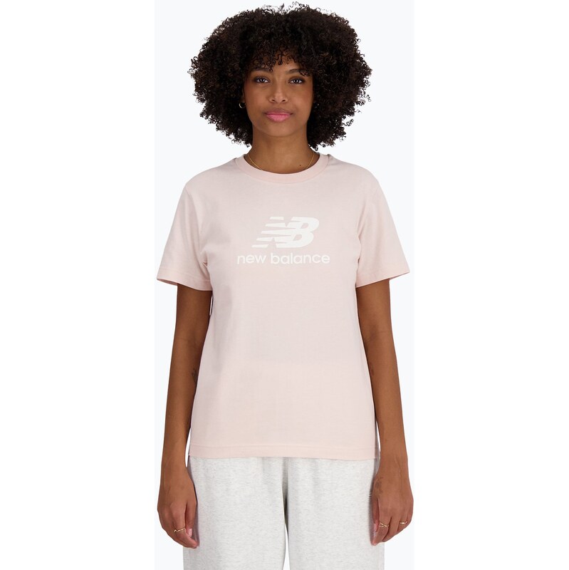 Dámské tričko New Balance Jersey Stacked Logo T-Shirt quartzpi