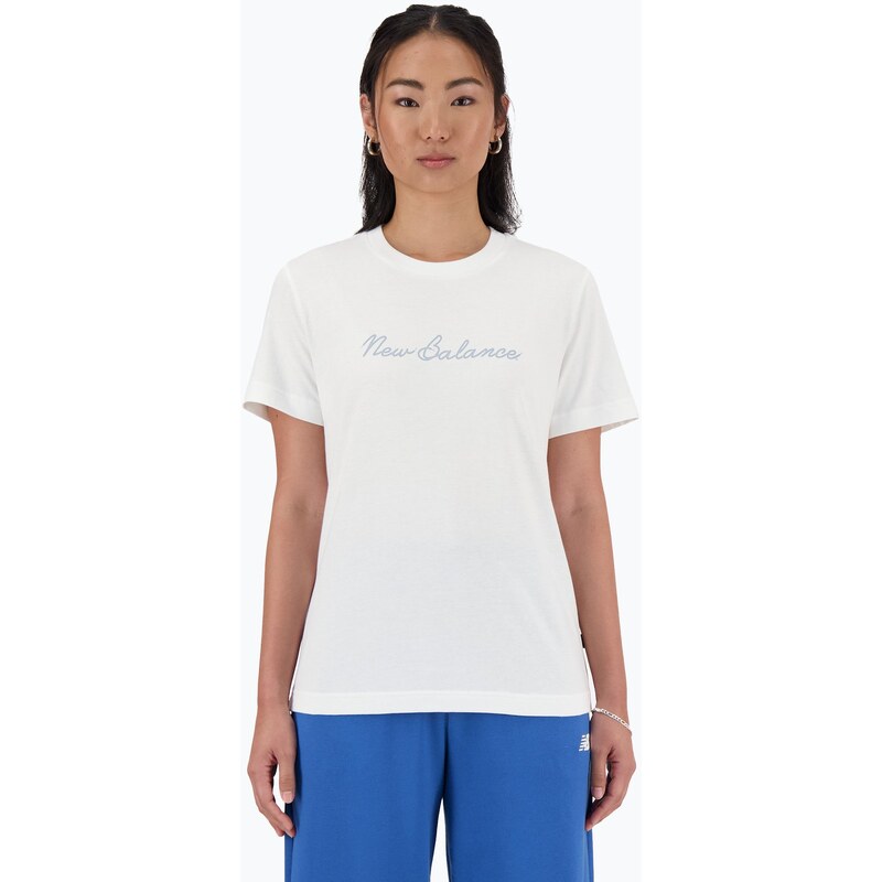 Dámské tričko New Balance Script Tee white