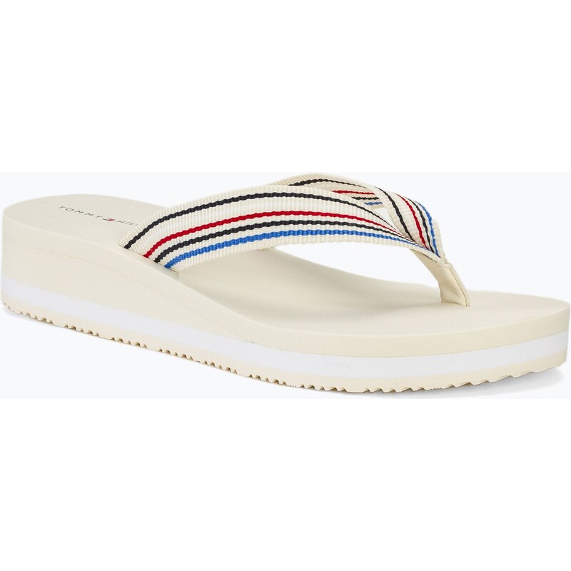 Dámské žabky Tommy Hilfiger Wedge Stripes Beach Sandal calico