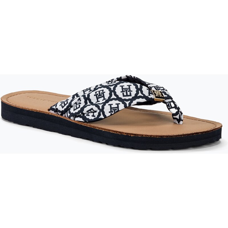 Dámské žabky Tommy Hilfiger Emblem Elevated Beach Sandal space