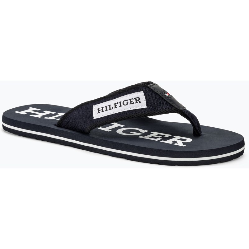 Pánské žabky Tommy Hilfiger Patch Beach Sandal desert sky
