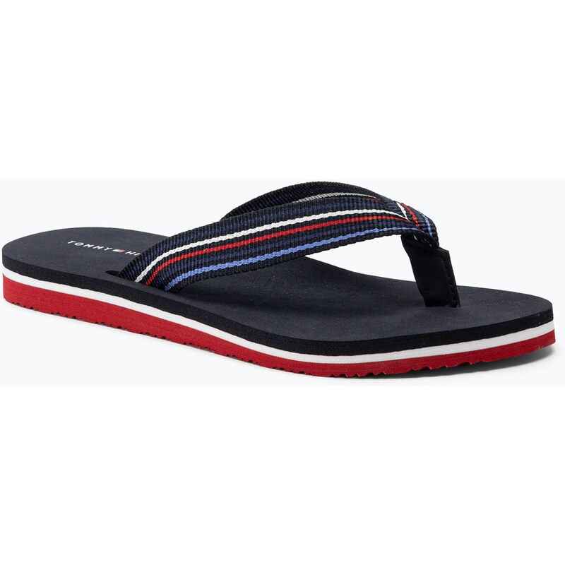 Dámské žabky Tommy Hilfiger Stripes Beach Sandal red white blue