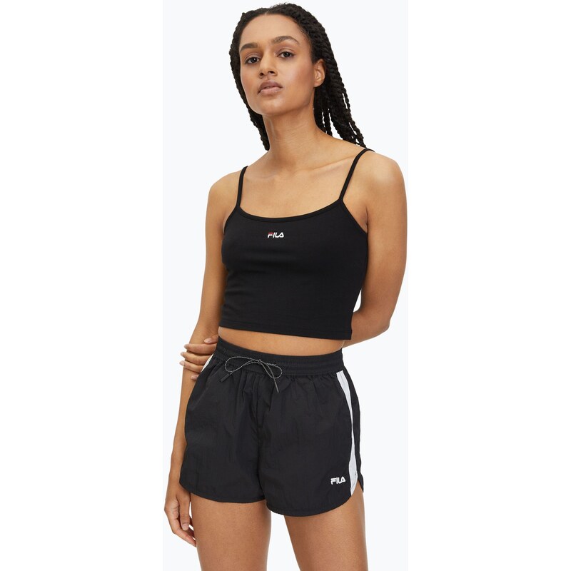 Dámské tričko FILA Loni Cropped Spaghetti black