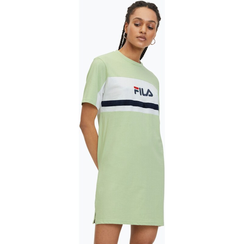 Dámské šaty FILA Lishui smoke green/bright white