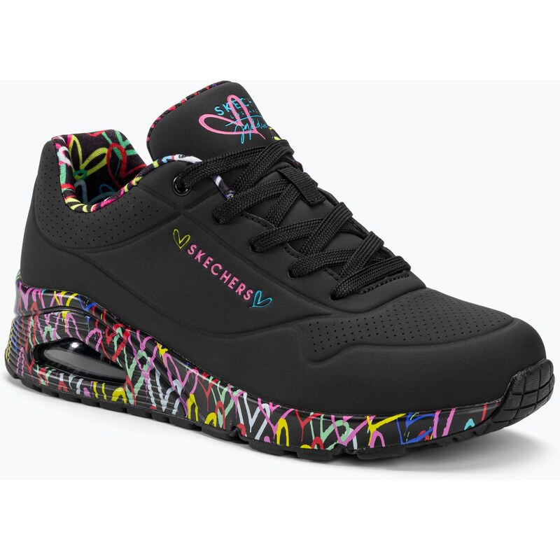 Dámské boty SKECHERS Uno Loving Love black