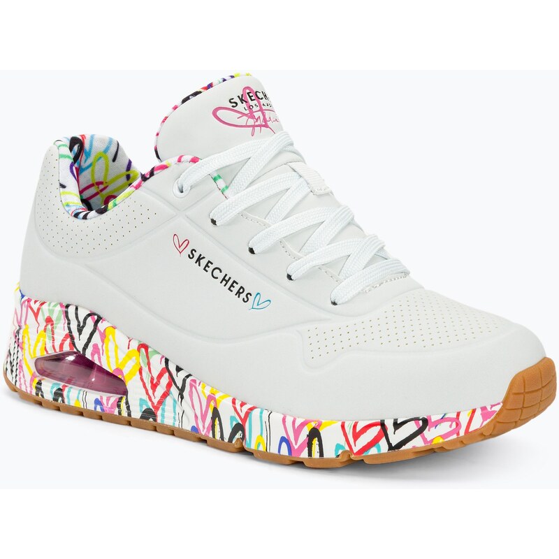 Dámské boty SKECHERS Uno Loving Love white/multi