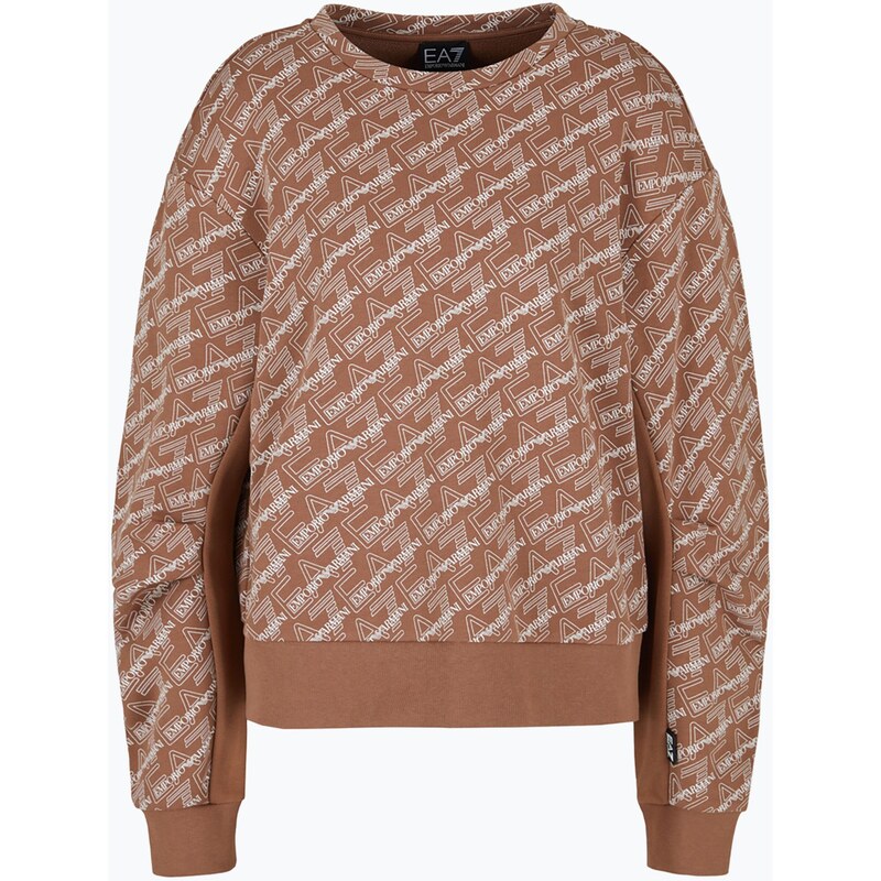 Dámská mikina EA7 Emporio Armani Train Graphics Series T-Top tan