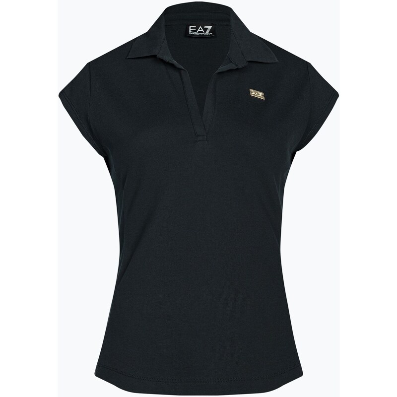 Dámské polo tričko EA7 Emporio Armani Train Costa Smeralda navy